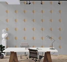 3D Lines Fan Art Deco Pattern Wallpaper Wall Murals Removable Wallpaper