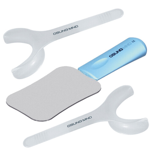 Photographic Intraoral Mouth Mirror with Retractors, Occlusal Small C