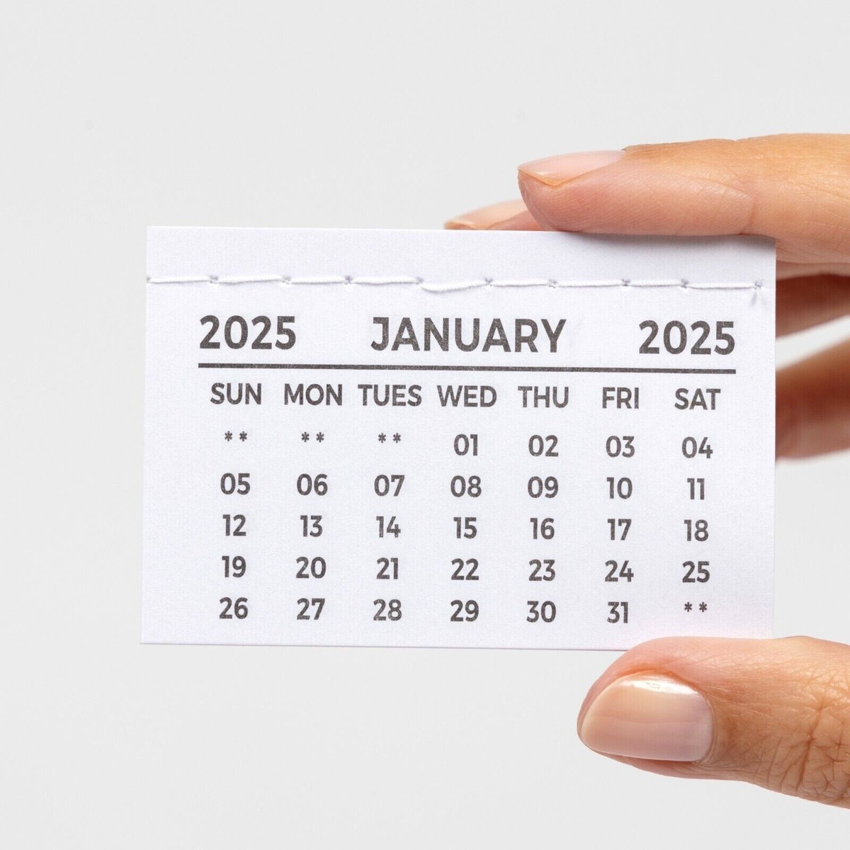 2025-calendar-tabs-insert-tabs-white-mini-1-200-packstear-off-pads-month-to-view-ebay