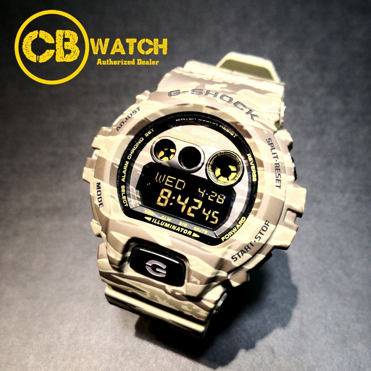 CASIO G-SHOCK Watch GD-X6900CM-5 Camouflage Near Mint with CASIO G-SHOCK Watch GD-X6900CM-5 Camouflage Near Mint with