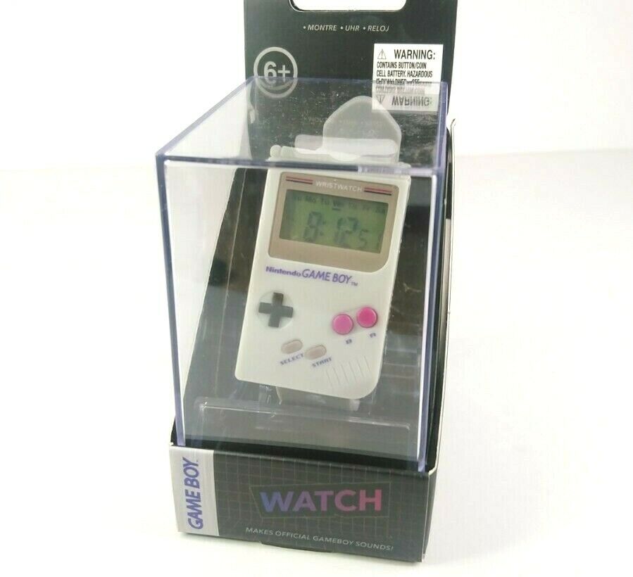 Nintendo Gameboy Digital Watch Mini Gray Official Game boy Retro Vintage Style