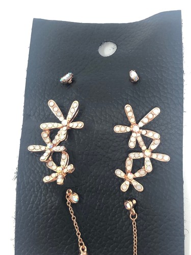 Free People Flower Stud Earring Set NWT $28 - Picture 4 of 6