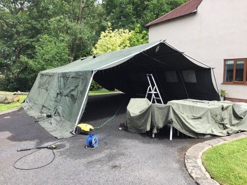 Large 24 x 18 Frame Tent Ex British Army -dry stored in good condition - Picture 8 of 17