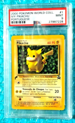 2000 Pokemon World Collection *IVY PIKACHU* Portuguese Promo #1