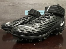 Nike Force Savage Pro 2 Mid Football Cleats Black White Men's 12.5 AH4000-002
