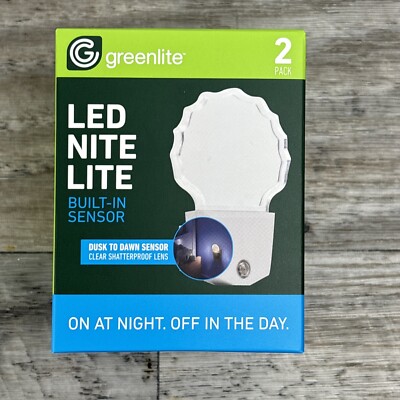 Greenlite LED Nite Lite 2-Pack