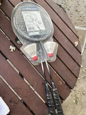 MD Sports 2 Player Badminton Racquet Set  New