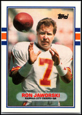 1989 Topps Traded #40T Ron Jaworski -   FREE SHIPPING!