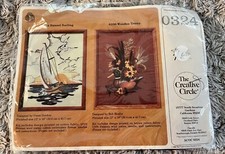 Vintage 1982 The Creative Circle 0324 Sunset Sailing Embroidery Kit New
