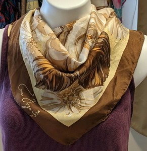 beige designer scarf