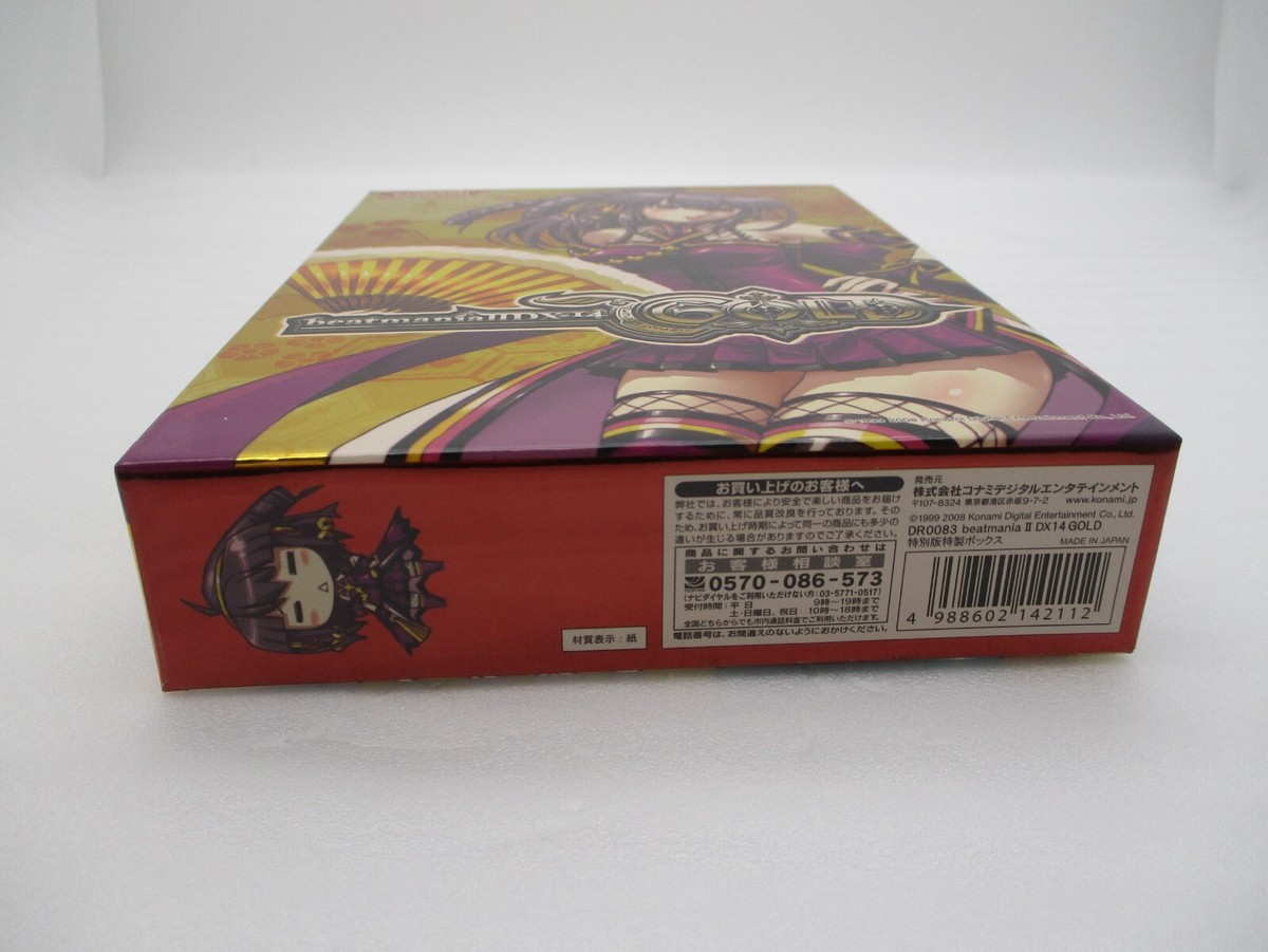 Beatmania IIDX 14 GOLD Limited Edition PS2 w/ Slipcase & DVD Japan