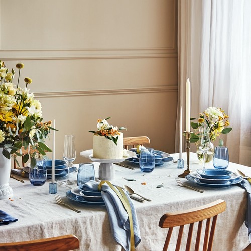 Rosenthal - maria En Vogue DREAM Blau Set Service Geschirr 18 Stück X 6 Menschen - Bild 8 von 15