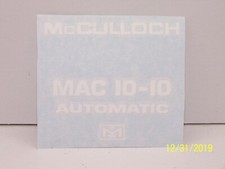 Vintage McCULLOCH MAC 10-10 Automatic Chainsa...