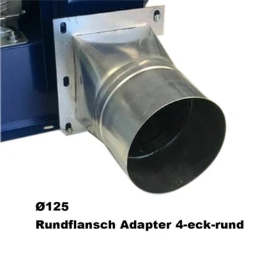 BNG Flangia 125 mm TURBO ventilatore radiale ventilatore radiale ventola assiale flangia 4 angoli