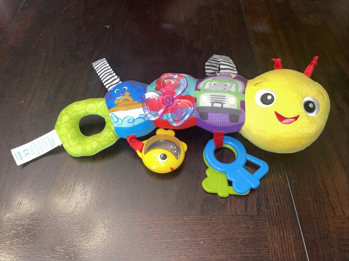 Baby Einstein Caterpillar Sensory Musical Stroller Carseat Toy EUC - Main Image