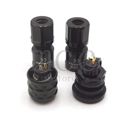 WEIPU SA6 3Pin Panel Mount Electrical Wire Connector,Aviation Plug and Socket - Picture 4 of 6