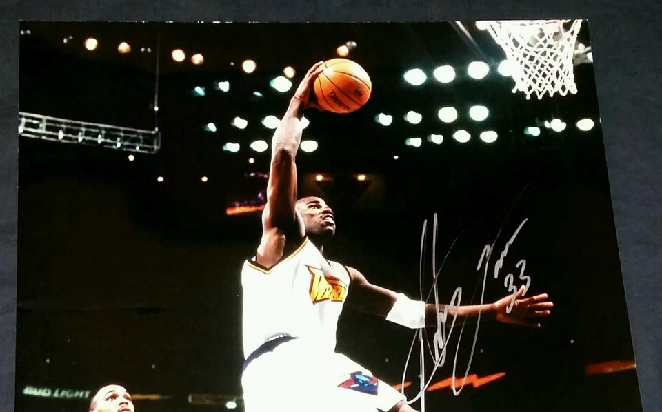 ANTAWN JAMISON Firmado Novato 16x20 Goldenstate Warriors Equipo NBA Automático De Colección Sin circular Foto 2 de 4