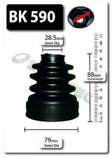 SHAFTEC C.V. BELLOW SET GAITER FITS VOLVO S40 II (544) 2.0 D 01.04-12.10 SALOON