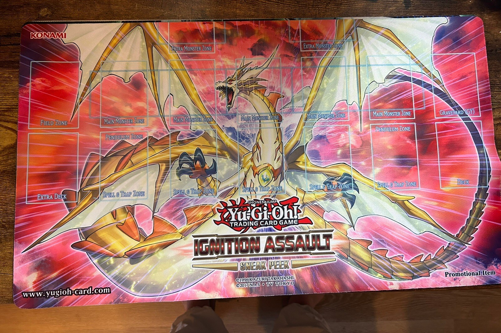 YuGiOh! Yugioh Ignition Assault Sneak Peek Promotional Playmat eBay