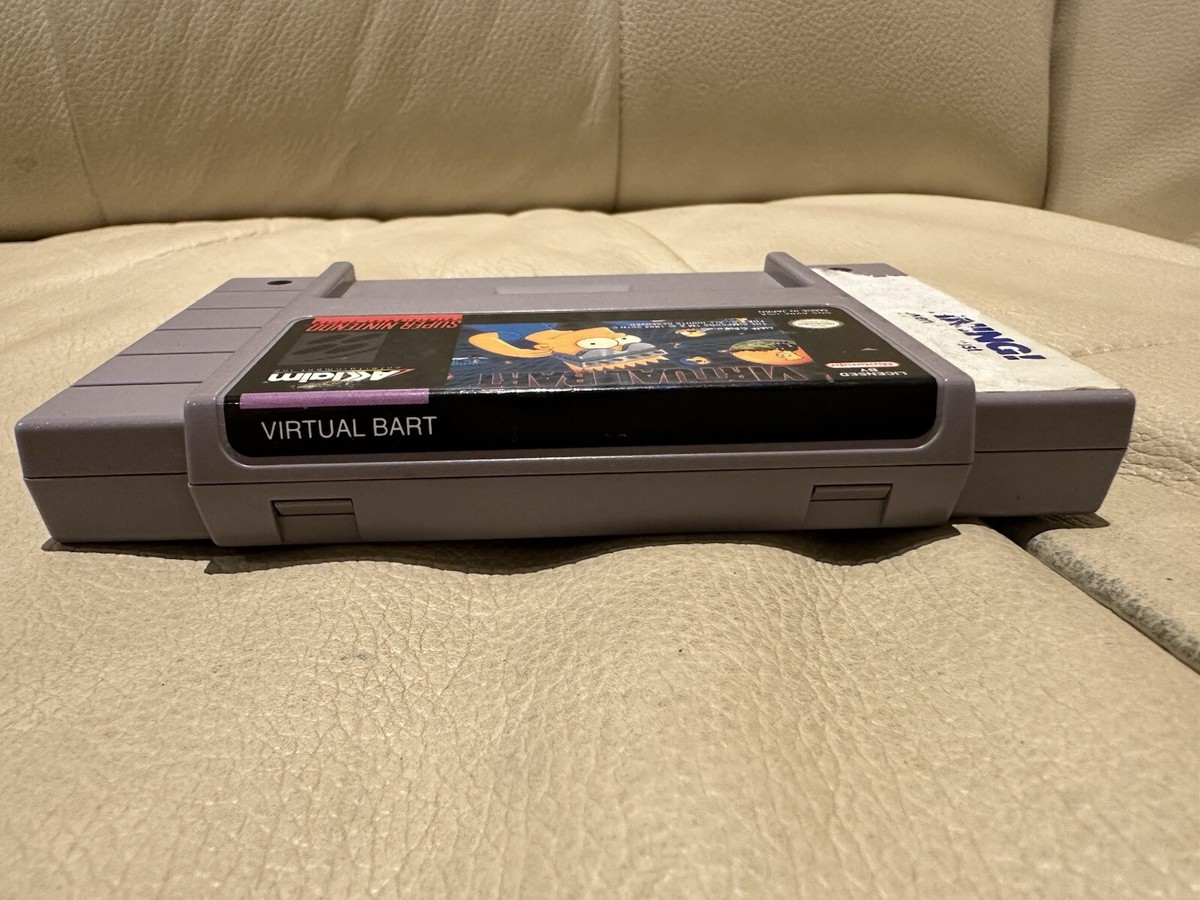 The Simpsons Bart's Nightmare Super Nintendo SNES Classic