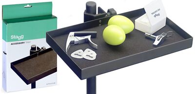 Accessory Tray for Drummers - Metal Tray for Hand-Held Percussion