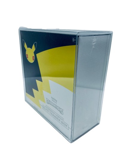 Plastic Box Protector SCRATCH & UV RESISTANT Pokemon Center Celebrations ETB - Picture 5 of 7
