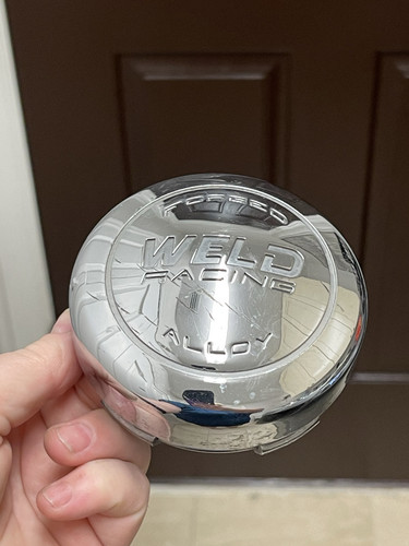 Weld Racing Forged Wheels Chrome Custom Wheel Center Cap # 614-3636 / 614-3635