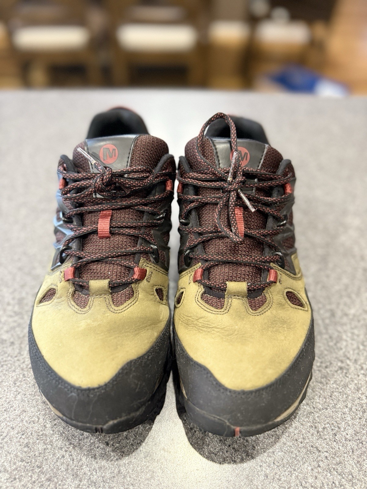 Scarpe Salomon XA Wild Trail Running Escursionismo Uomo 10 Nero Marrone Rosso