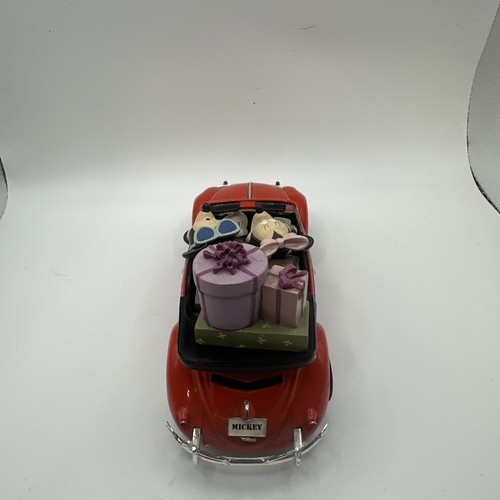 Ertl Volkswagon VW Mickey/Minnie Beetle Disney 1980s Bank Presents Red - Picture 4 of 7