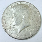1964 Kennedy Half Dollar 90% Silver Circulated Coin Free Shipping #8841