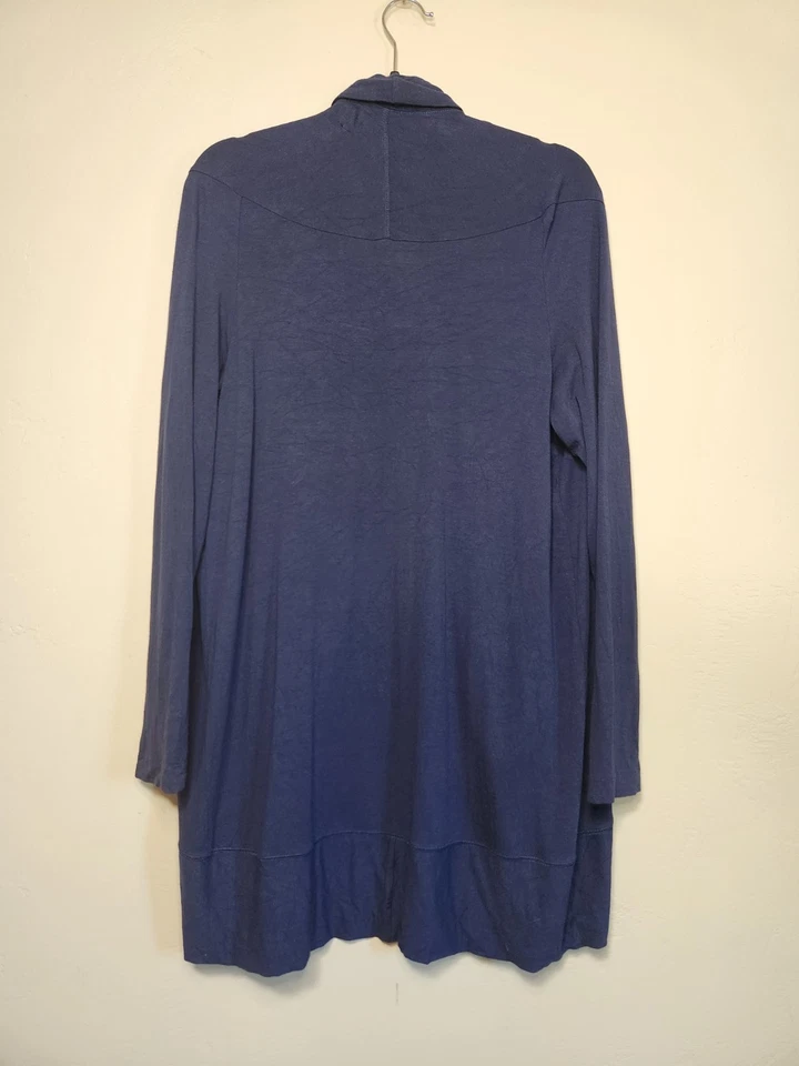 Cardigã feminino Tommy Bahama frente aberta azul tamanho pequeno - Imagem 4 de 4