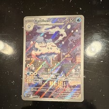 Pokémon Vanilluxe SV: White Flare 113/086 Illustration Rare Holo 150 HP Card