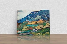 Vincent van Gogh "Les Alpilles, Mountain" Canvas Print Wall Art Home Decor