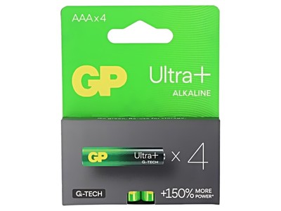 GP 24AU ULTRA PLUS B4 Batterie: alkalisch AAA,R3 1,5V nicht aufladbar Ø10,5x44,5