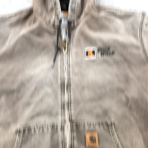 Carhartt Jacket Mens XL Brown Hooded Duck Active Thermal Lined Ditch Witch - Picture 9 of 18