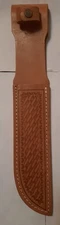 Fixed Blade Knife Sheath Natural Color Basketweave Fits Up To 7 Inch Blade SH214