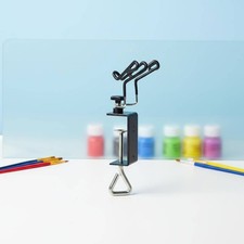 Double Airbrush Holder Stable Base Double Pen Holder Stand Space Saving