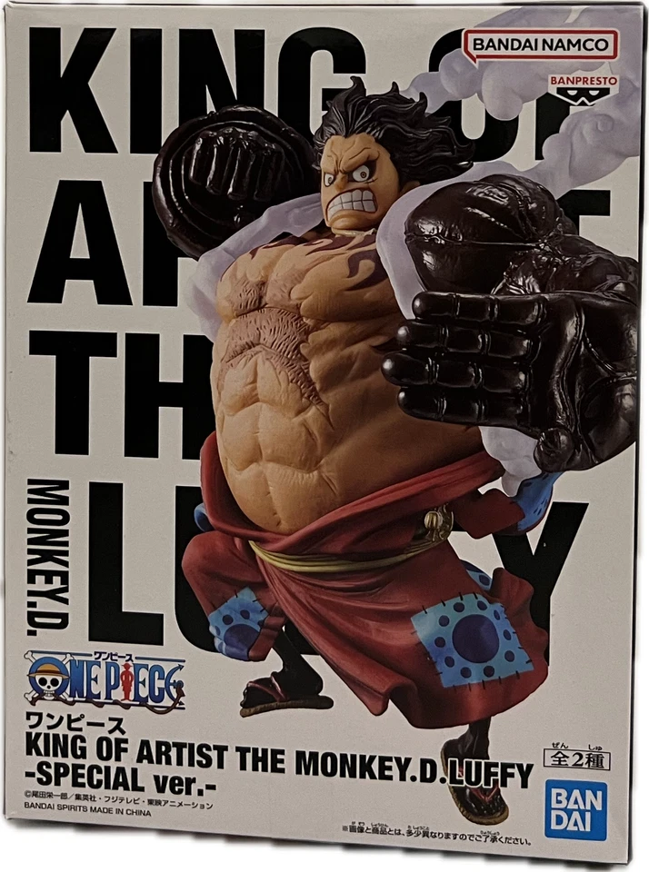 MANAYGA Monkey D. Ruffy Gear 4 Bounceman Figur Banpresto King of Arts One Piece