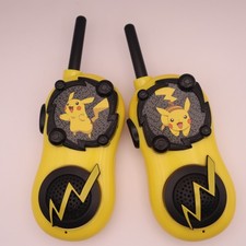 Pokemon Pikachu Walkie Talkies 2018 Two-Way Radio TESTED Works