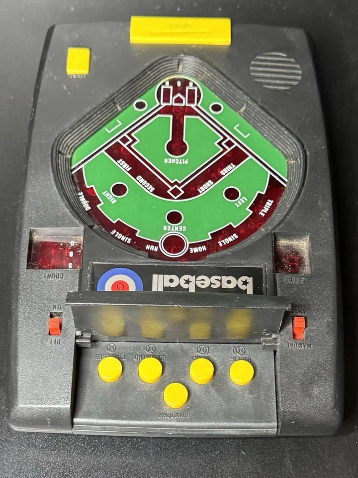 Béisbol electrónico Entex 1979 - Juego portátil: modelo 8001 - probado y funciona Foto 2 de 4