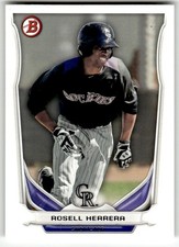 2014 Bowman Draft #TP-21 Rosell Herrera Top Prospects Colorado Rockies Baseball