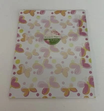 Greenbrier Printer Paper Butterflies Stationery 40 sheets New sealed Pink Yellow