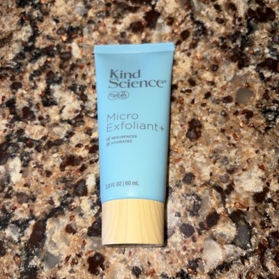 Kind Science Micro Exfoliant 2.0 fl oz Tube Resurfaces Hydrates Cruelty Free New