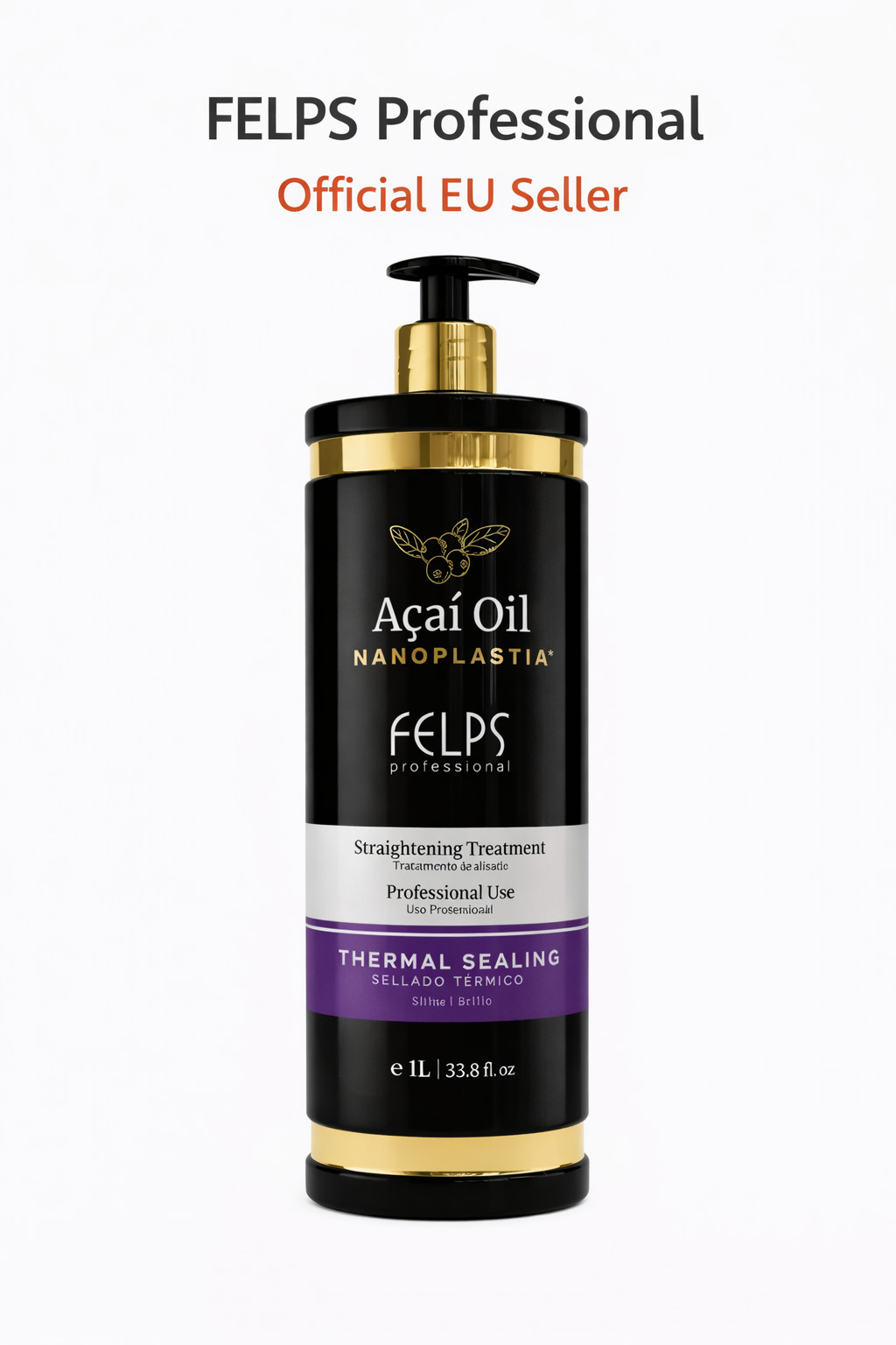 Felps Nanoplastia ACAI Alisado de Queratina Anti Frizz - Vendedor Oficial de la UE