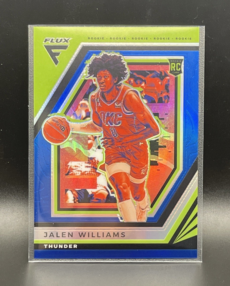 Jalen Williams 2022-23 Flux Rookie BLUE /99 No. 224