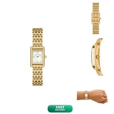 Tory Burch Eleanor Small Gold-Tone Stainless Steel Bracelet Watch TBW1082