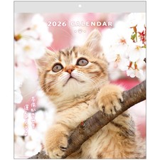 Calendrier 2026 Calendrier CHAT Calendrier Mural 26ACL-02 Japon Active Corporation Chats Mignons Neuf