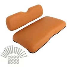 Fits E-Z-GO RXV Orange Golf Cart Front Cushion Set Well-made