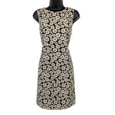 Alice + Olivia Daisy Floral Dress Sleeveless Cottage Romantic Occasion Size 10