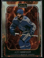2021-22 O-Pee-Chee Platinum Alex Kerfoot Hot-Magma /499 #60 Toronto Maple Leafs
